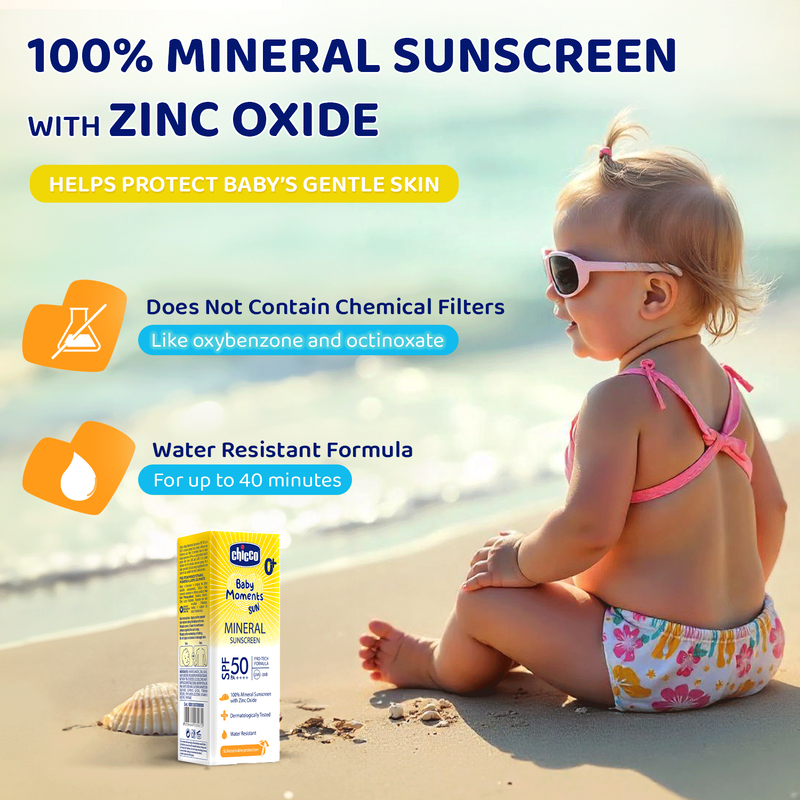Baby Moments Mineral Sun Cream SPF 50 (75g) image number 4